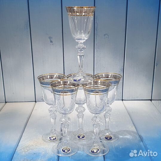 Рюмки Bohemia Кристина, Чехия * 6шт