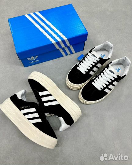 Кеды Adidas Gazelle Bold “Black”