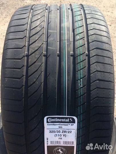 Continental ContiSportContact 5P SUV 285/40 R22 и 325/35 R22