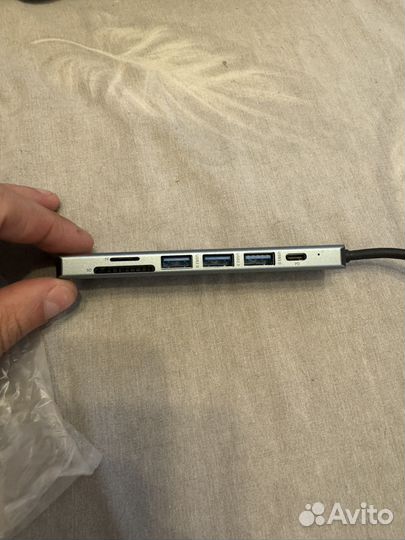 USB HUB разветвитель 7в1 переходник