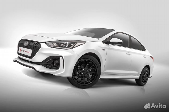 Обвес на hyundai solaris 2 квант