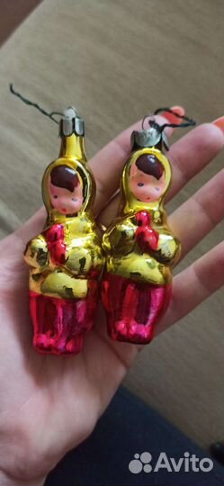 Елочные игрушки СССР озябыш