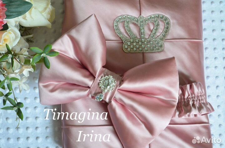 Конверт на выписку для девочки