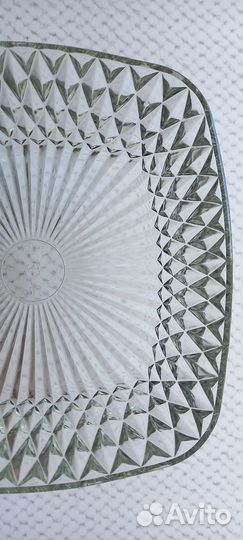 Вазы из стекла СССР для фруктов