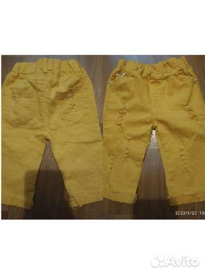 Джоггеры/джинсы/кардиган/рубашка мальчик 6-9 мес