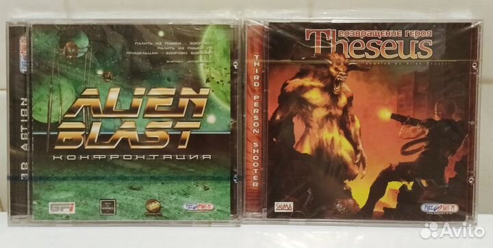 Игры компьютерные Alien blast, Theseus, Total War