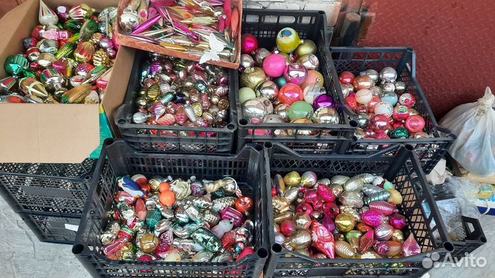 Елочные игрушки СССР