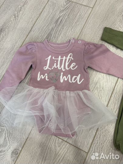 Боди для девочки 68 74