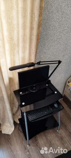 Компьютерный стол стеклянный бу