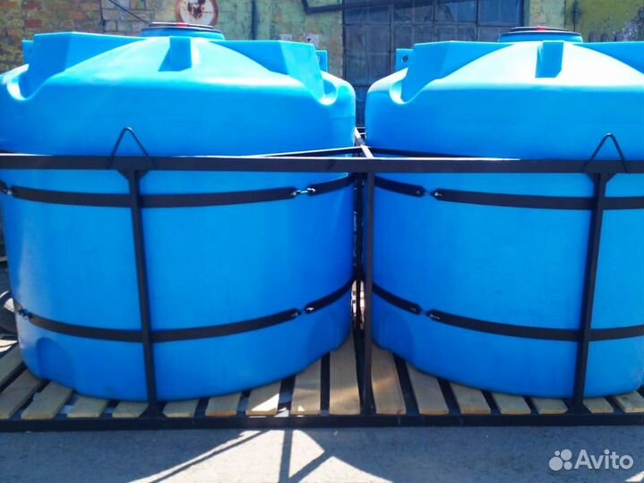 Емкость под воду кас в обрешетке