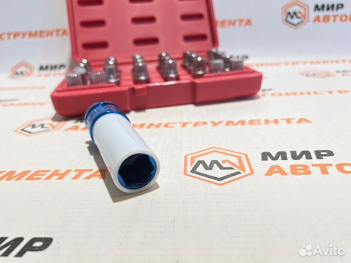 Набор головок для секретных болтов 23 пр