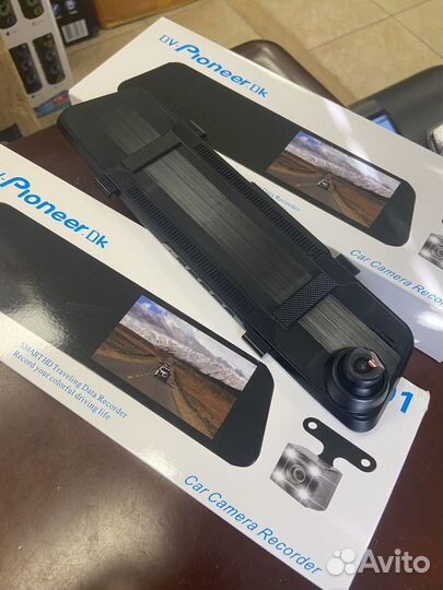 Зеркало видеорегистратор 2 камеры Pioneer L-501