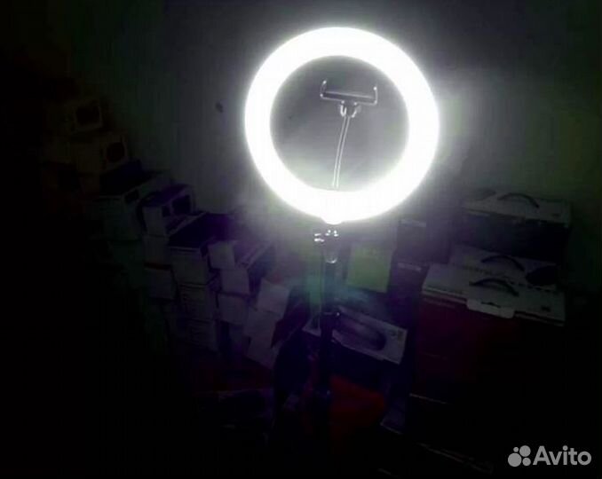 Кольцевая Лампа Для Селфи 26 См + Штатив 2 Метра