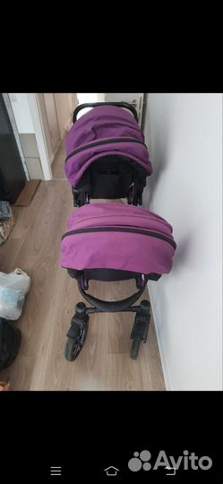 Прогулочная коляска для двойни бу