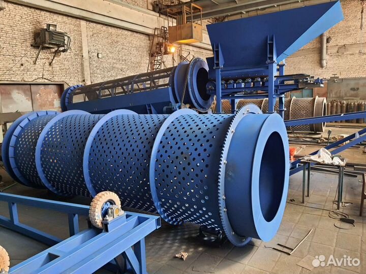 Грохот барабанный (грохот для тбо), троммель