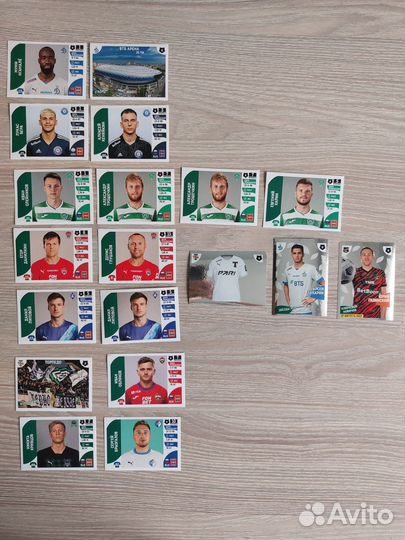 Наклейки футбол panini рпл 2022 2023