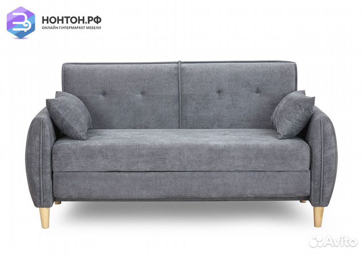 Диван еврокнижка Анита серый