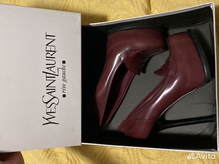 Ботильоны saint laurent оригинал