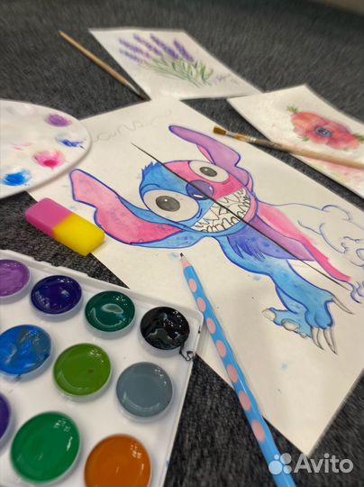 Выездные мастер-классы, сессии арт-терапии