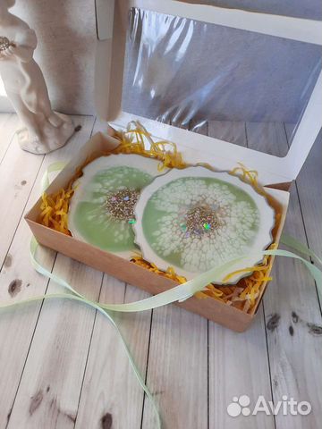 Набор из эпоксидной смолы подстаканник