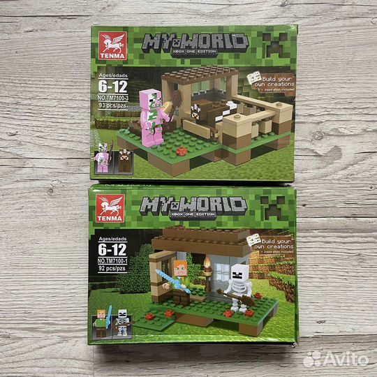 Конструктор Майнкрафт Акция 91-165 деталей