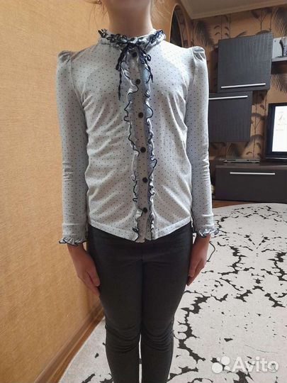 Школьная блузка 140