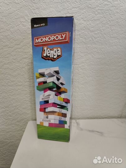 Новая дженга монополия Hasbro Jenga Monopoly