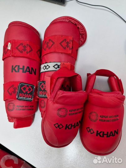 Защита голени и стопы для каратэ