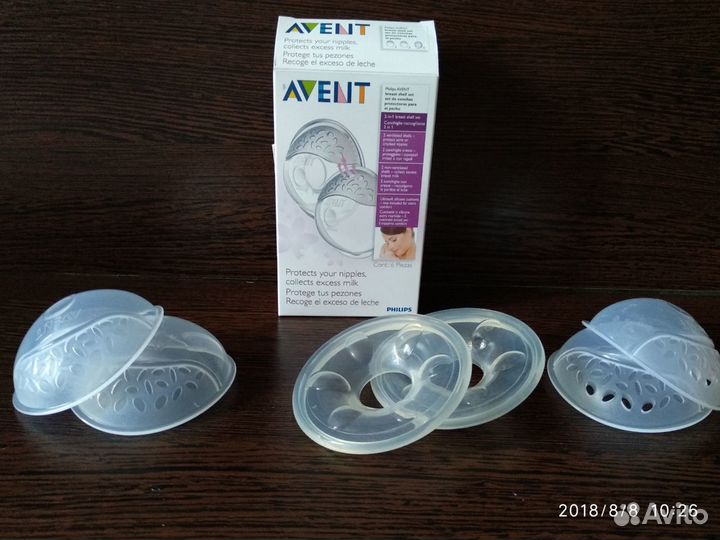 Накладки для сбора грудного молока Avent