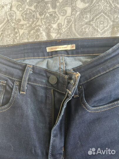 Джинсы levis 721 high rise skinny