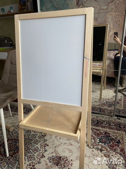 Доска мольберт детский деревянный