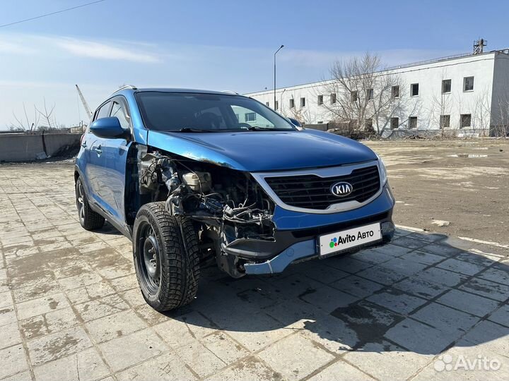 Kia Sportage 2.0 МТ, 2013, битый, 201 900 км