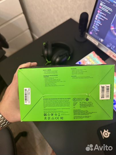 Наушники Razer Blackshark V2X новые