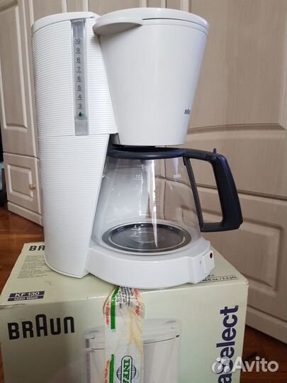 Кофеварка Braun AromaSelect KF 130
