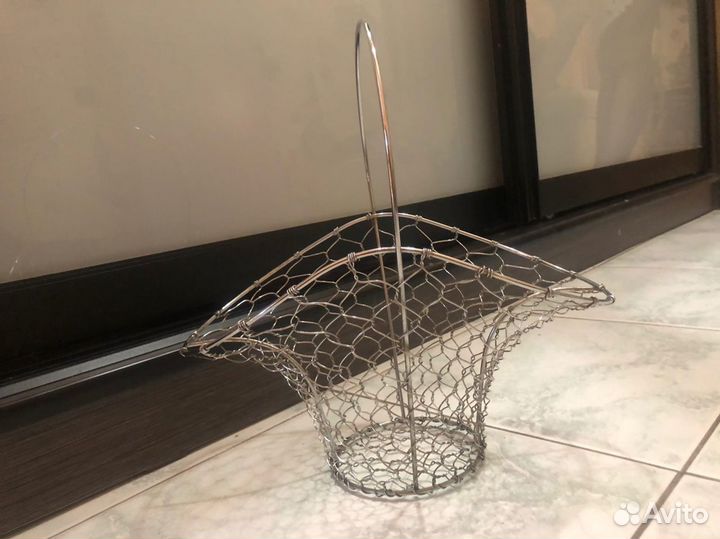 Корзинка металл для декора