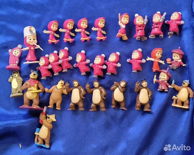 Набор игрушек из киндера для коллекции