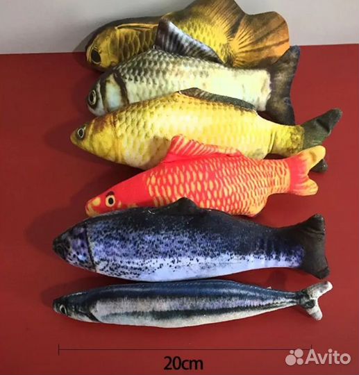 Мягкая игрушка имитация рыбы (Антистресс)