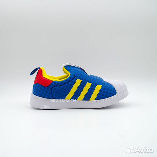 Кроссовки детские Adidas Superstar Lego 26-36