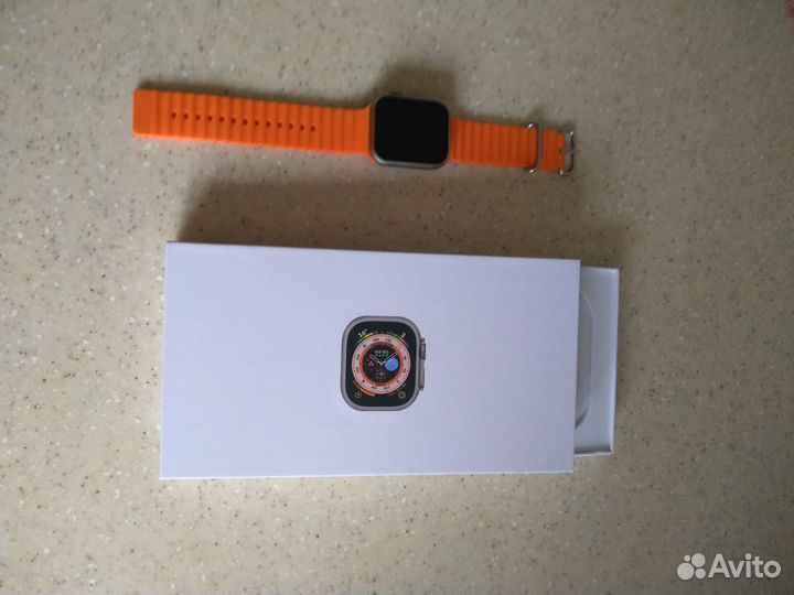 Часы Apple watch Ultra 49mm Titanium Orange