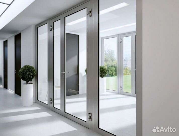 Окна алюминиевые