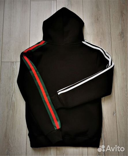 Худи Adidas Gucci на флисе