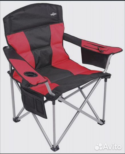 Кресло складное туристическое (красное)