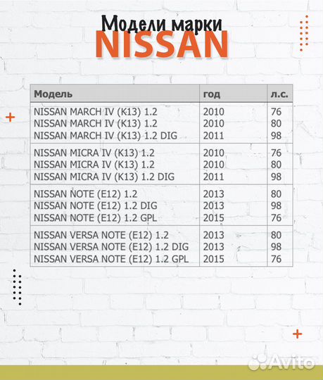 Салонный фильтр WL-AC211EX на автомобилей Nissan