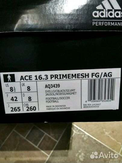 Бутсы Adidas Ace 16.3 primemesh fg/ag