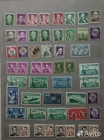 Коллекция Почтовые марки США 1870 - 1980