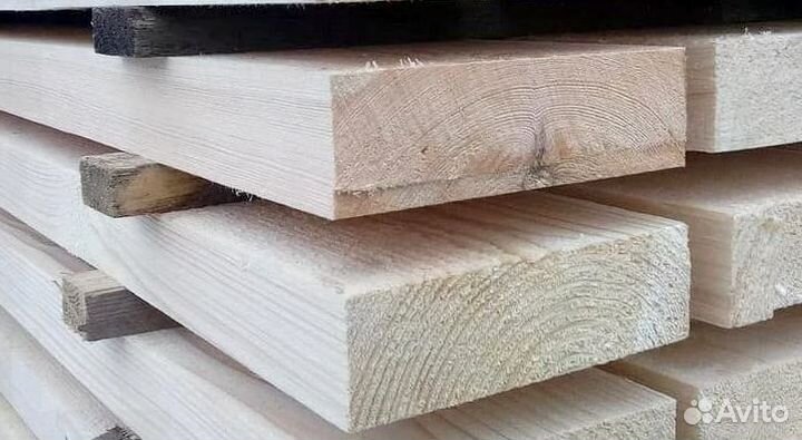 Доска обрезная естественной влажности 50х100