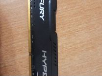 Оперативная память HyperX fury black ddr3 1600mhz