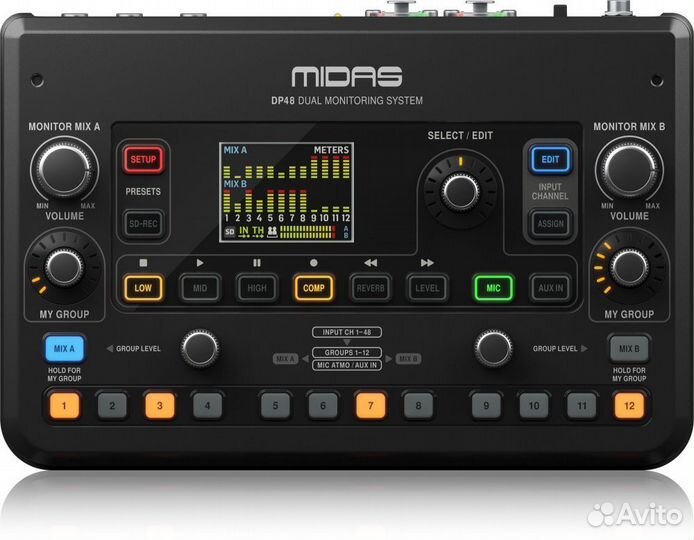 Мониторный микшер midas DP48