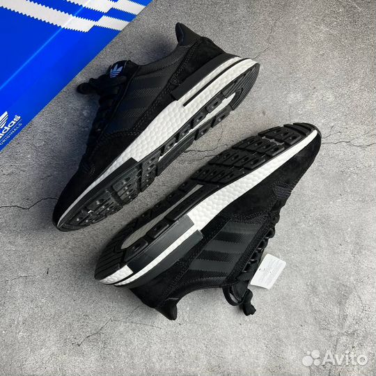 Кроссовки Adidas ZX 500 RM Black (41-45)