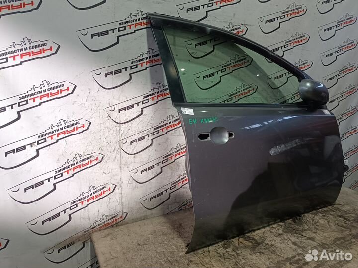 Дверь nissan note E11 NE11 ZE11 H010M1U6MA передняя правая темно-серый, K21 KA9373